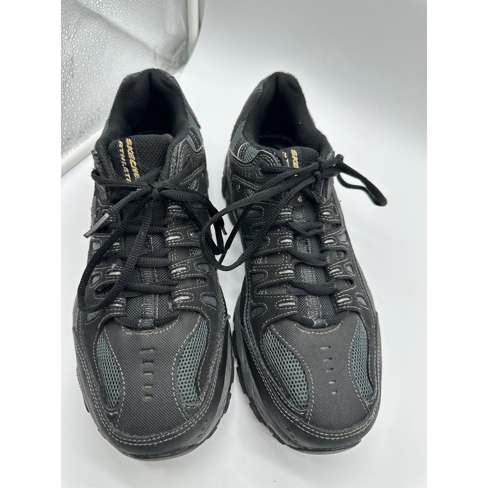 Sketchers After Burn M. Fit Shoes Men's Size‎ 11 Black/Charcoal Memory Athletics